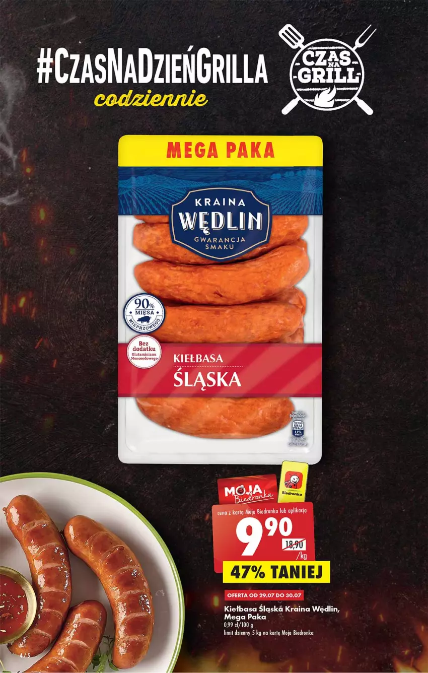 Gazetka promocyjna Biedronka - W tym tygodniu - ważna 28.07 do 03.08.2022 - strona 4 - produkty: Grill, Kiełbasa, Kiełbasa śląska