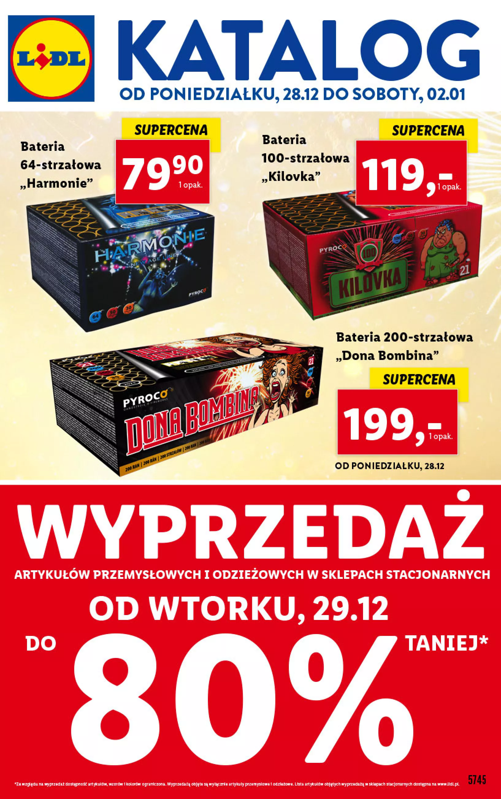 Gazetka promocyjna Lidl - Nowy rok - ważna 28.12.2020 do 02.01.2021 - strona 1