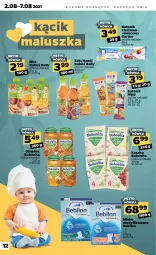 Gazetka promocyjna Netto - Gazetka spożywcza - Gazetka - ważna od 07.08 do 07.08.2021 - strona 12 - produkty: HiPP, Sok, Mus, Gerber, Mleko modyfikowane, BoboVita, Tonik, Baton, Kubuś, Napój, Mleko