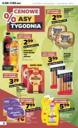 Gazetka promocyjna Netto - Gazetka spożywcza - Gazetka - ważna od 07.08 do 07.08.2021 - strona 2 - produkty: Krakus, Ser, Pur, 7up, Smakowita, Do mycia naczyń, Pepsi max, Królewski, Parówki, Parówki z szynki, Mirinda, Płyn do mycia naczyń, Pepsi, Mleczko, Płyn do mycia, Mango, Milka