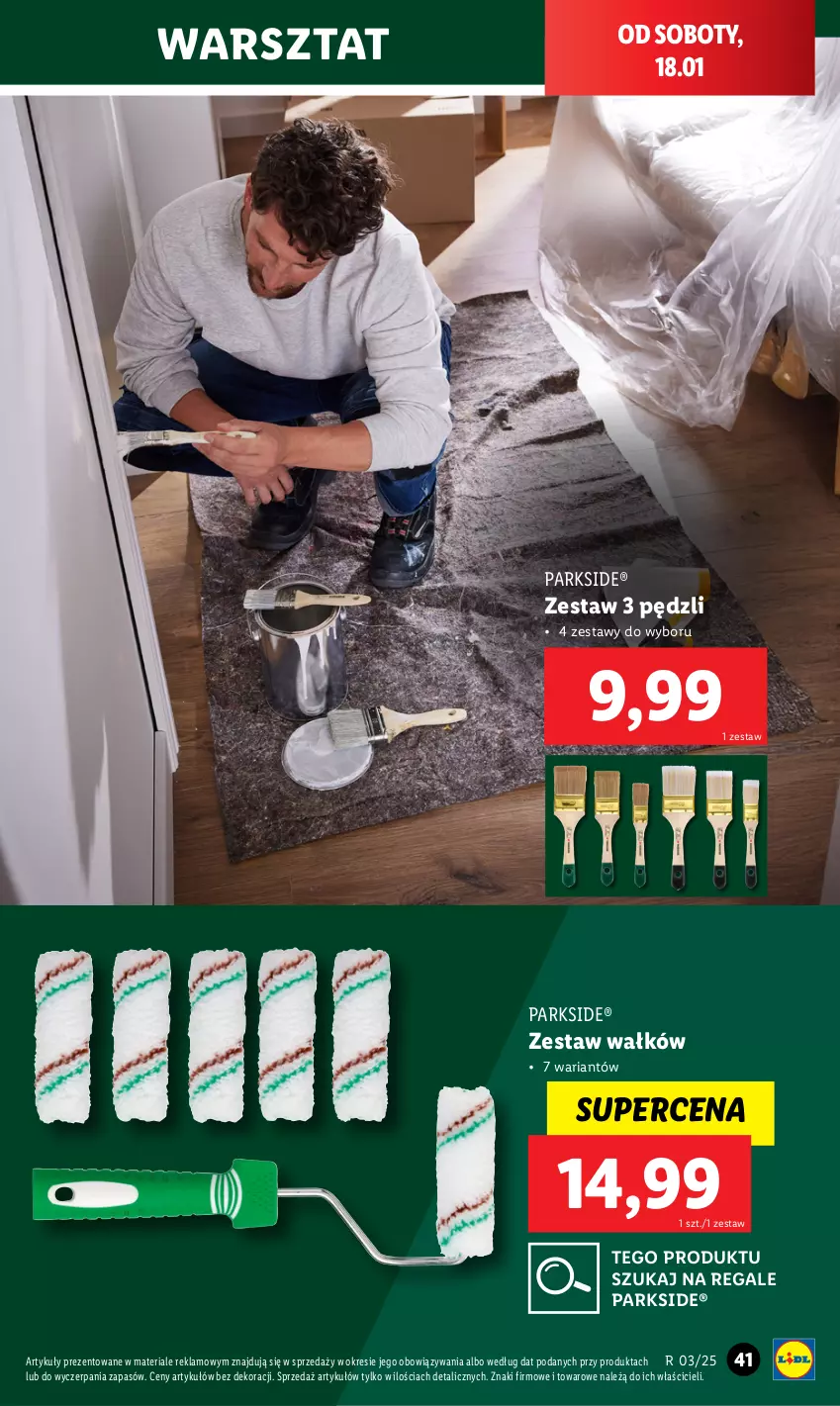 Gazetka promocyjna Lidl - GAZETKA - ważna 13.01 do 18.01.2025 - strona 43 - produkty: Parkside