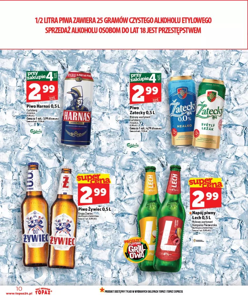 Gazetka promocyjna Topaz - Gazetka - ważna 07.05 do 13.05.2026 - strona 10 - produkty: Gra, Napój, Piwa, Piwo, Top