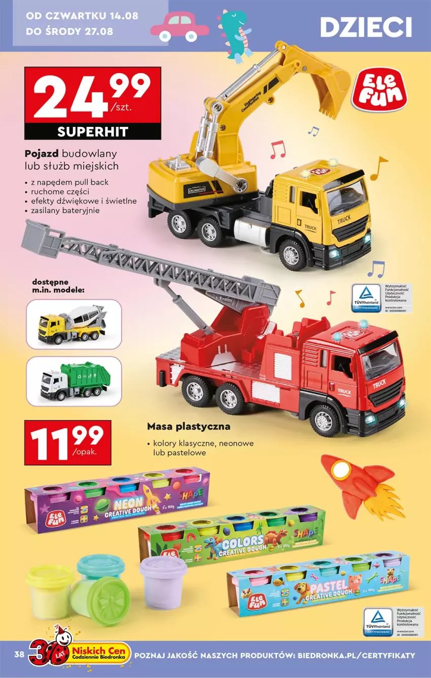 Gazetka promocyjna Biedronka - Okazje Tygodnia - ważna 11.08 do 23.08.2025 - strona 44 - produkty: Pojazd, Silan