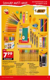 Gazetka promocyjna Biedronka - Okazje Tygodnia - Gazetka - ważna od 23.08 do 23.08.2025 - strona 9 - produkty: Długopis, Flamastry, Klej, Tusz