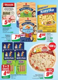 Gazetka promocyjna Dino - Gazetka - ważna od 03.09 do 03.09.2024 - strona 37 - produkty: Kurczak, Szynka wieprzowa, Parówki, Lion, Szynka, Pizza, Olewnik, Berlinki