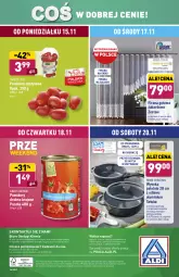 Gazetka promocyjna Aldi - Katalog Moda i Dom - Gazetka - ważna od 20.11 do 20.11.2021 - strona 16 - produkty: Sok, Por, Gra, O nas, Firana, King’s Crown, Biuro, Piekarnik, Patelnia, Okno, Pomidory