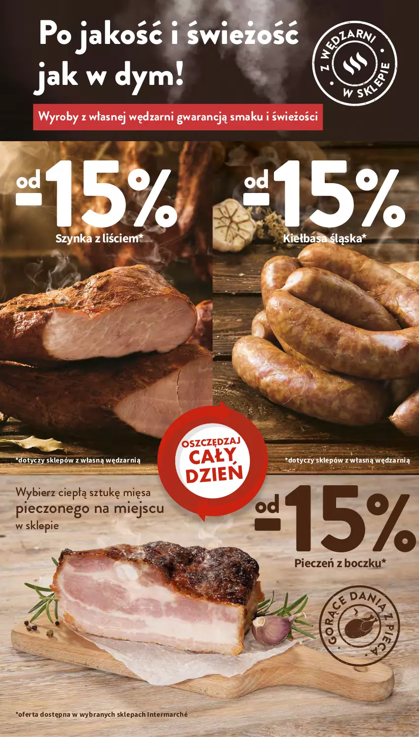 Gazetka promocyjna Intermarche - Gazetka Intermarche - ważna 16.11 do 22.11.2023 - strona 24 - produkty: Kiełbasa, Kiełbasa śląska, Piec, Szynka