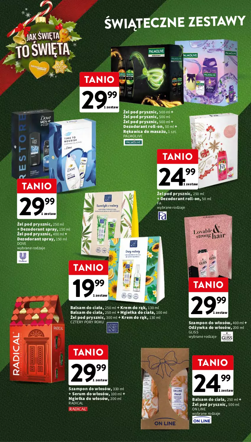 Gazetka promocyjna Intermarche - Gazetka Intermarche - ważna 16.11 do 22.11.2023 - strona 6 - produkty: Balsam do ciała, Dezodorant, Dove, Fa, Krem do rąk, Odżywka, Palmolive, Por, Rum, Ser, Serum, Serum do włosów, Szampon