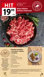 Gazetka promocyjna Intermarche - Gazetka Intermarche - Gazetka - ważna od 22.11 do 22.11.2023 - strona 22 - produkty: Sałatka, Masło klarowane, Cebula, Mięso mielone, Koc, Jaja, Sałat, Pieprz, Lanki, Masło, Mięso, Klopsiki