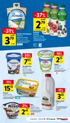 Gazetka promocyjna Intermarche - Gazetka Intermarche - Gazetka - ważna od 22.11 do 22.11.2023 - strona 29 - produkty: Top, Ser, Benecol, Danone, Piątnica, Zott, Jogurt, Activia, Sałat, Serek, Serek twarogowy, Müller, Zott Primo, Almette, Mleko