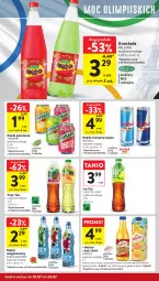 Gazetka promocyjna Intermarche - Gazetka - ważna od 24.07 do 24.07.2024 - strona 30 - produkty: Sok, Red Bull, Ice tea, Oranżada, Hellena, Napój gazowany, Tymbark, Kubuś Waterrr, Kubuś, Napój niegazowany, Mango, Napój, Nektar, Hortex