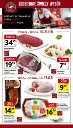 Gazetka promocyjna Intermarche - Gazetka - ważna od 21.08 do 21.08.2024 - strona 4 - produkty: Kurczak, Beko, Golonka z indyka, Udziec wołowy, Grill