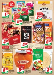 Gazetka promocyjna Dino - Gazetka - Gazetka - ważna od 01.02 do 01.02.2022 - strona 6 - produkty: Lubella, Ser, Cukier, Bell, Kisiel, Tortilla, Wafle, Lack, Miód, Syrop, Kubek, Bella, Cukier wanilinowy, Delecta, Kakao, Brownie, Bakalland, Wafle tortowe, Mleko, Fa