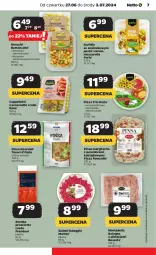 Gazetka promocyjna Netto - Od Czwartku - Gazetka - ważna od 03.07 do 03.07.2024 - strona 7 - produkty: Mozzarella, Sos, Ser, Salami, Mortadella, Oliwki, Gnocchi, Sos pomidorowy, Prosciutto, Dell, Szynka, Pesto, Pizza, Pellet, Szpinak, Fa