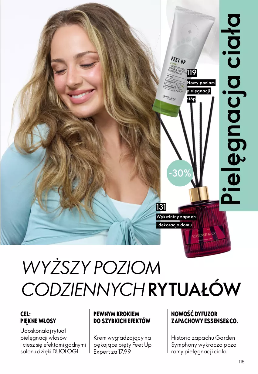 Gazetka promocyjna Oriflame - eKatalog 13 - ważna 09.09 do 29.09.2026 - strona 115 - produkty: Dyfuzor zapachowy, Feet Up, Krem wygładzający