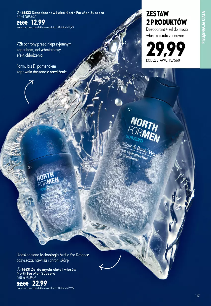 Gazetka promocyjna Oriflame - eKatalog 13 - ważna 09.09 do 29.09.2026 - strona 117 - produkty: Dezodorant, North for Men