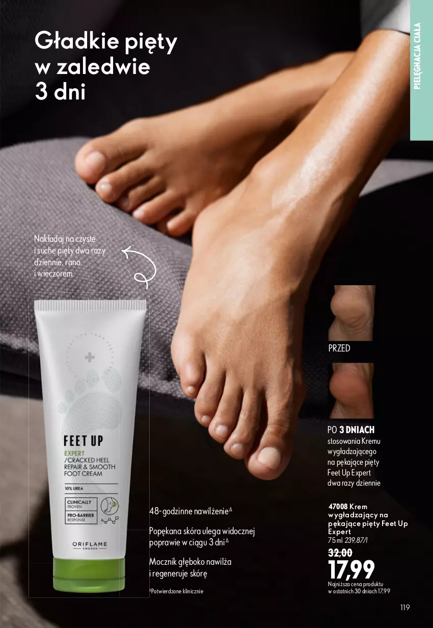 Gazetka promocyjna Oriflame - eKatalog 13 - ważna 09.09 do 29.09.2026 - strona 119 - produkty: Feet Up, Krem wygładzający