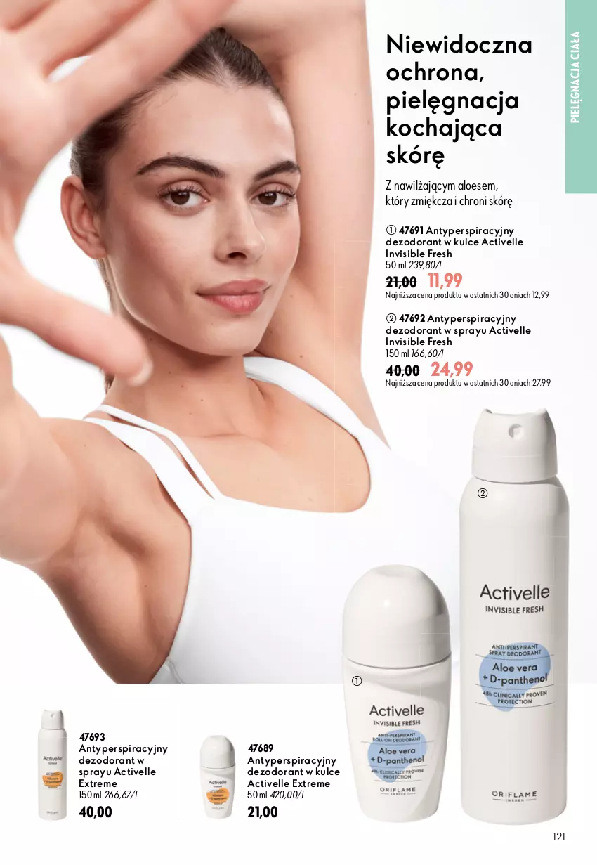 Gazetka promocyjna Oriflame - eKatalog 13 - ważna 09.09 do 29.09.2026 - strona 121 - produkty: Activelle, Dezodorant, Koc