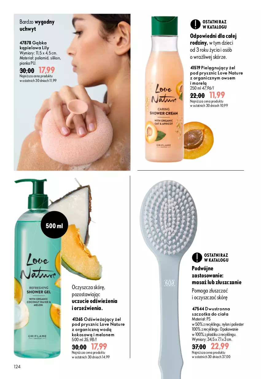 Gazetka promocyjna Oriflame - eKatalog 13 - ważna 09.09 do 29.09.2026 - strona 124 - produkty: Dzieci, Kokos, Love Nature, Melon, Szczotka
