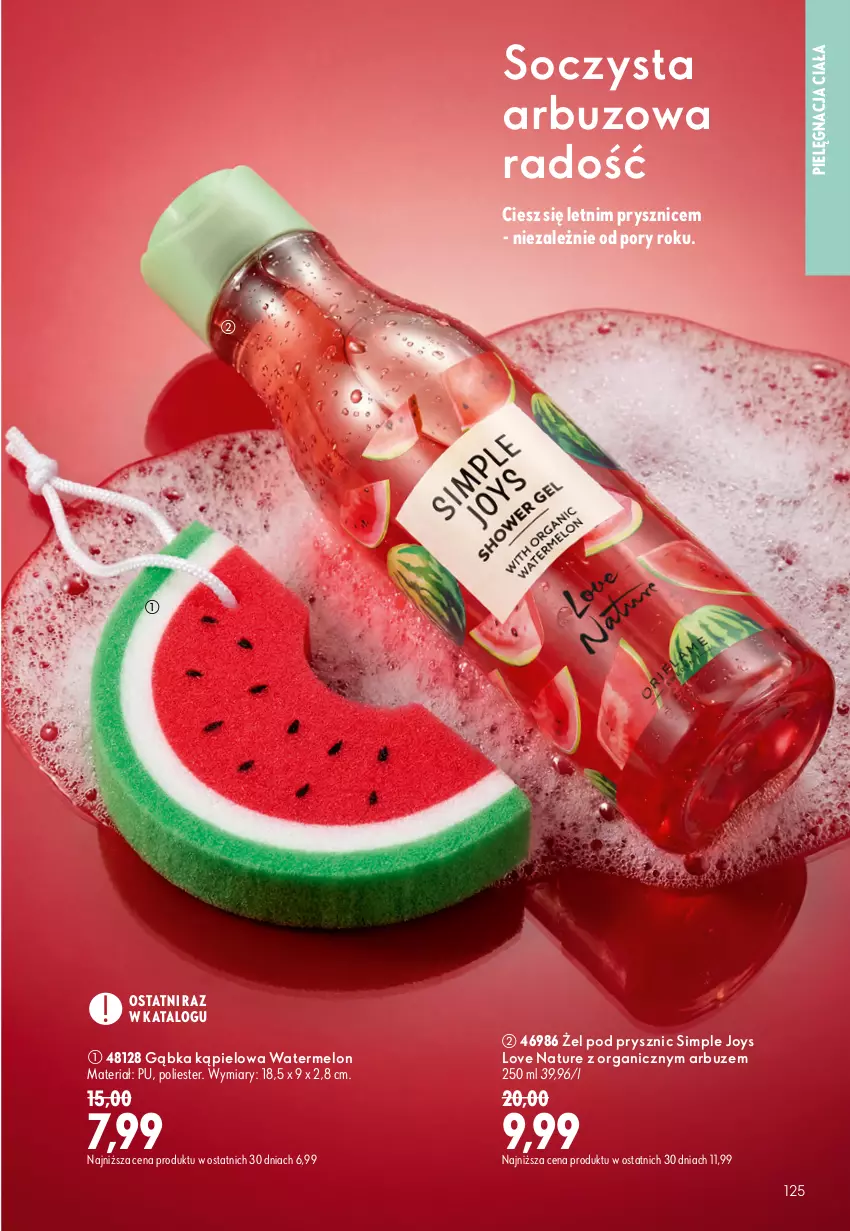 Gazetka promocyjna Oriflame - eKatalog 13 - ważna 09.09 do 29.09.2026 - strona 125 - produkty: Arbuz, Love Nature, Melon, Por