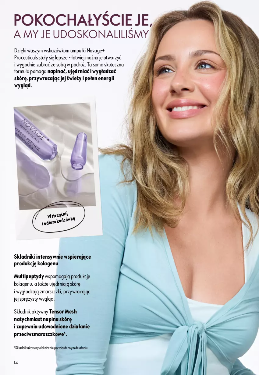 Gazetka promocyjna Oriflame - eKatalog 13 - ważna 09.09 do 29.09.2026 - strona 14 - produkty: Koc, Kolagen, Mars, NovAge