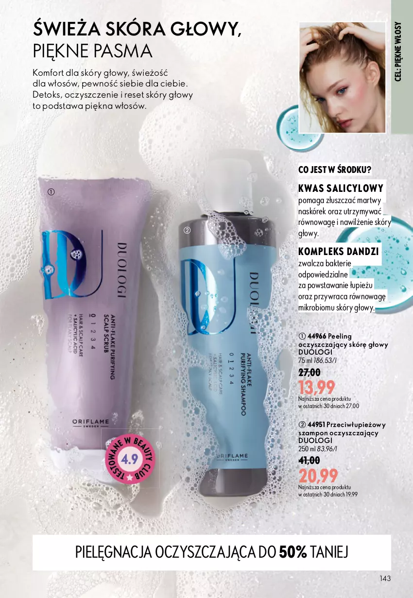 Gazetka promocyjna Oriflame - eKatalog 13 - ważna 09.09 do 29.09.2026 - strona 143 - produkty: Peeling, Szampon