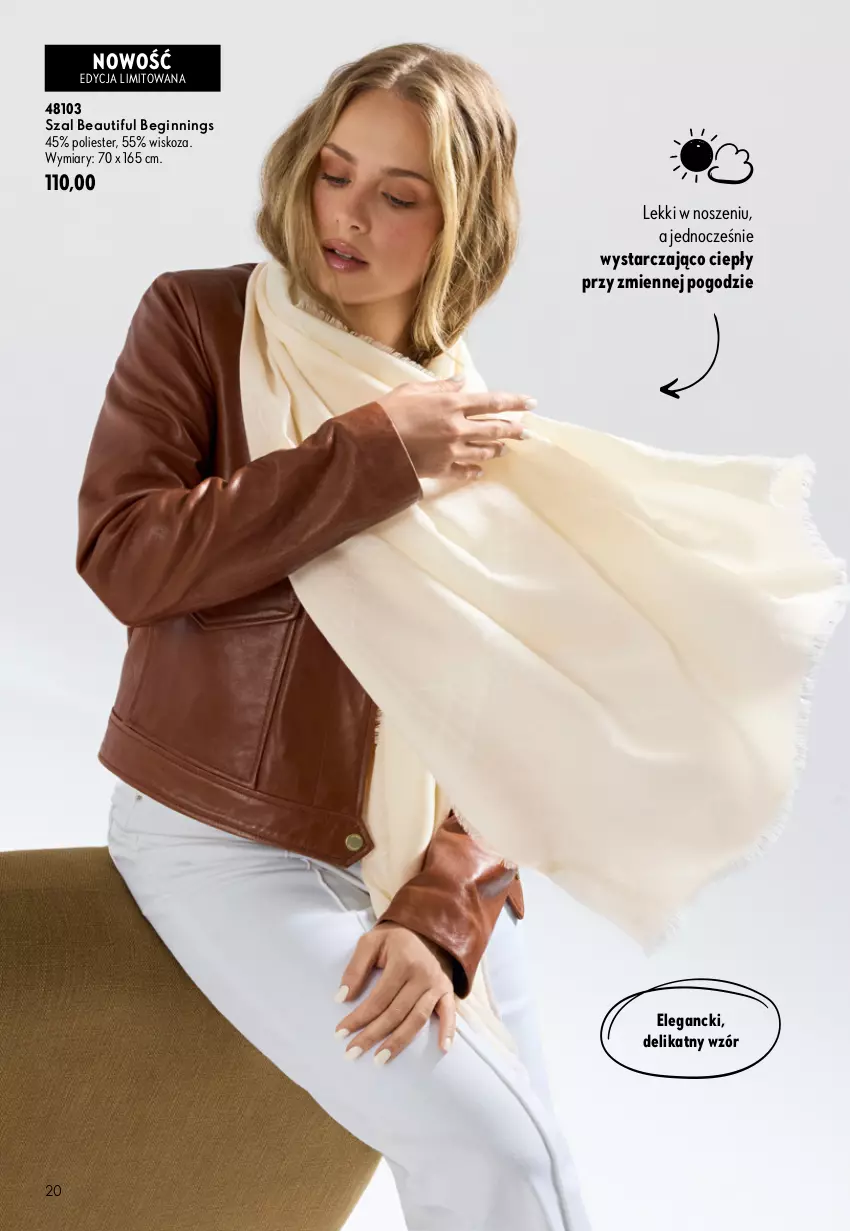 Gazetka promocyjna Oriflame - eKatalog 13 - ważna 09.09 do 29.09.2026 - strona 20 - produkty: Gin, Szal