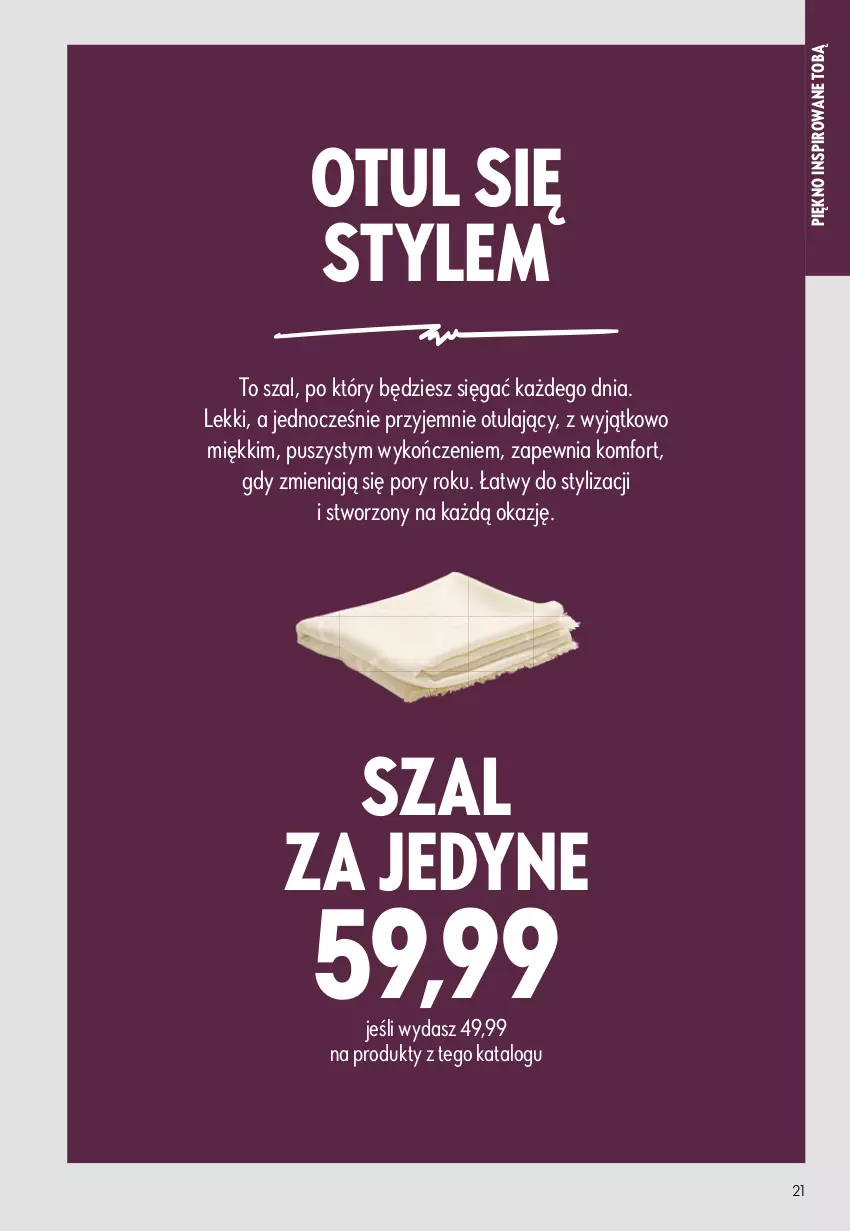 Gazetka promocyjna Oriflame - eKatalog 13 - ważna 09.09 do 29.09.2026 - strona 21 - produkty: Por, Szal