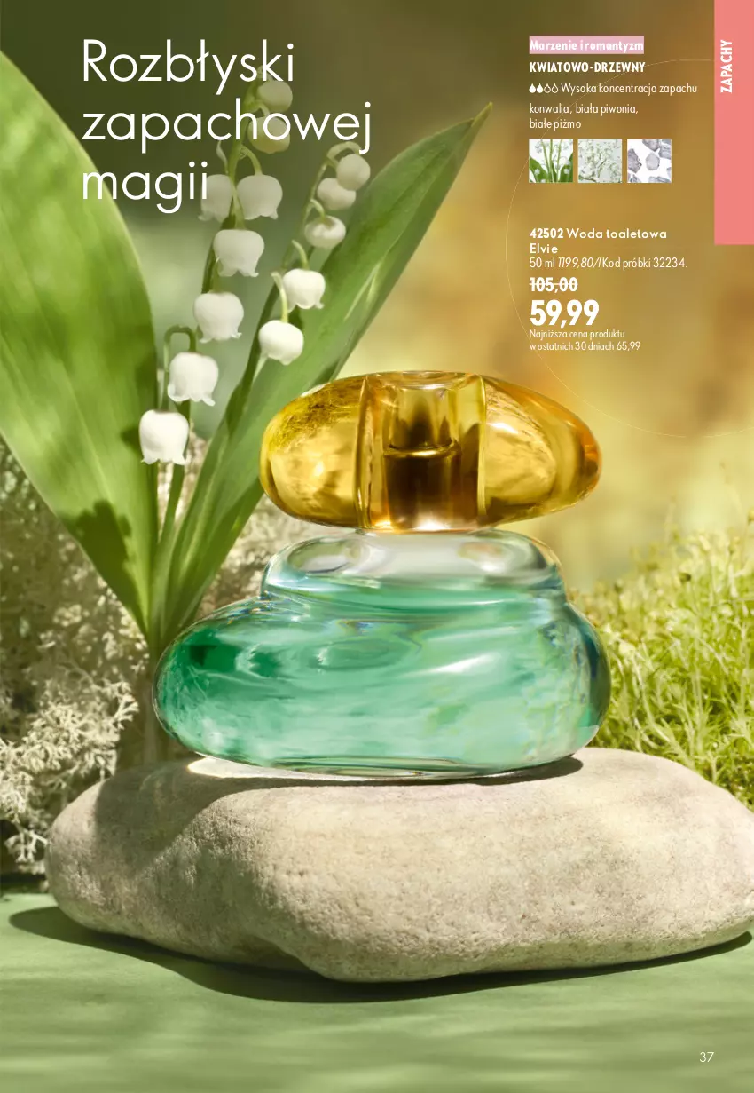 Gazetka promocyjna Oriflame - eKatalog 13 - ważna 09.09 do 29.09.2026 - strona 37 - produkty: Elvie, Piwo, Sok, Woda, Woda toaletowa