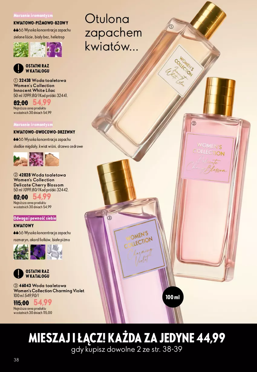 Gazetka promocyjna Oriflame - eKatalog 13 - ważna 09.09 do 29.09.2026 - strona 38 - produkty: Helio, Migdały, Sok, Waga, Woda, Woda toaletowa