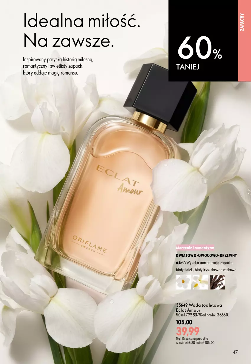 Gazetka promocyjna Oriflame - eKatalog 13 - ważna 09.09 do 29.09.2026 - strona 47 - produkty: Eclat, Sok, Woda, Woda toaletowa
