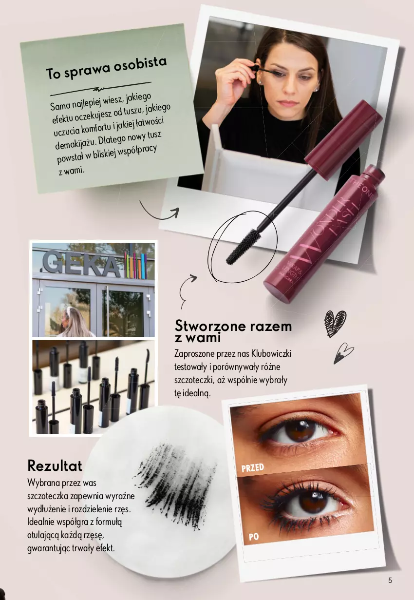 Gazetka promocyjna Oriflame - eKatalog 13 - ważna 09.09 do 29.09.2026 - strona 5 - produkty: Gra, Makijaż, Por, Szczoteczka, Tusz