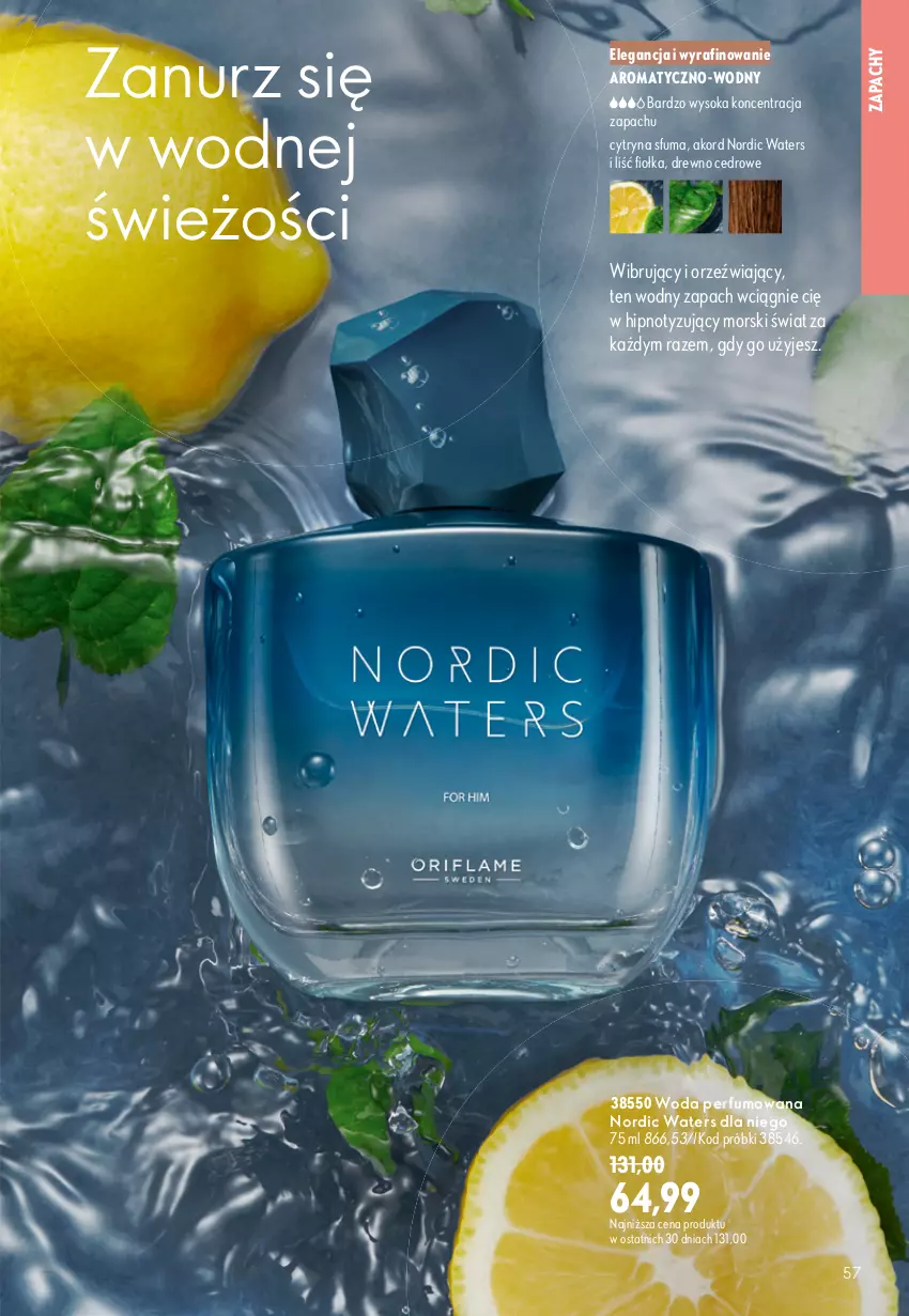 Gazetka promocyjna Oriflame - eKatalog 13 - ważna 09.09 do 29.09.2026 - strona 57 - produkty: Perfum, Sok, Woda, Woda perfumowana