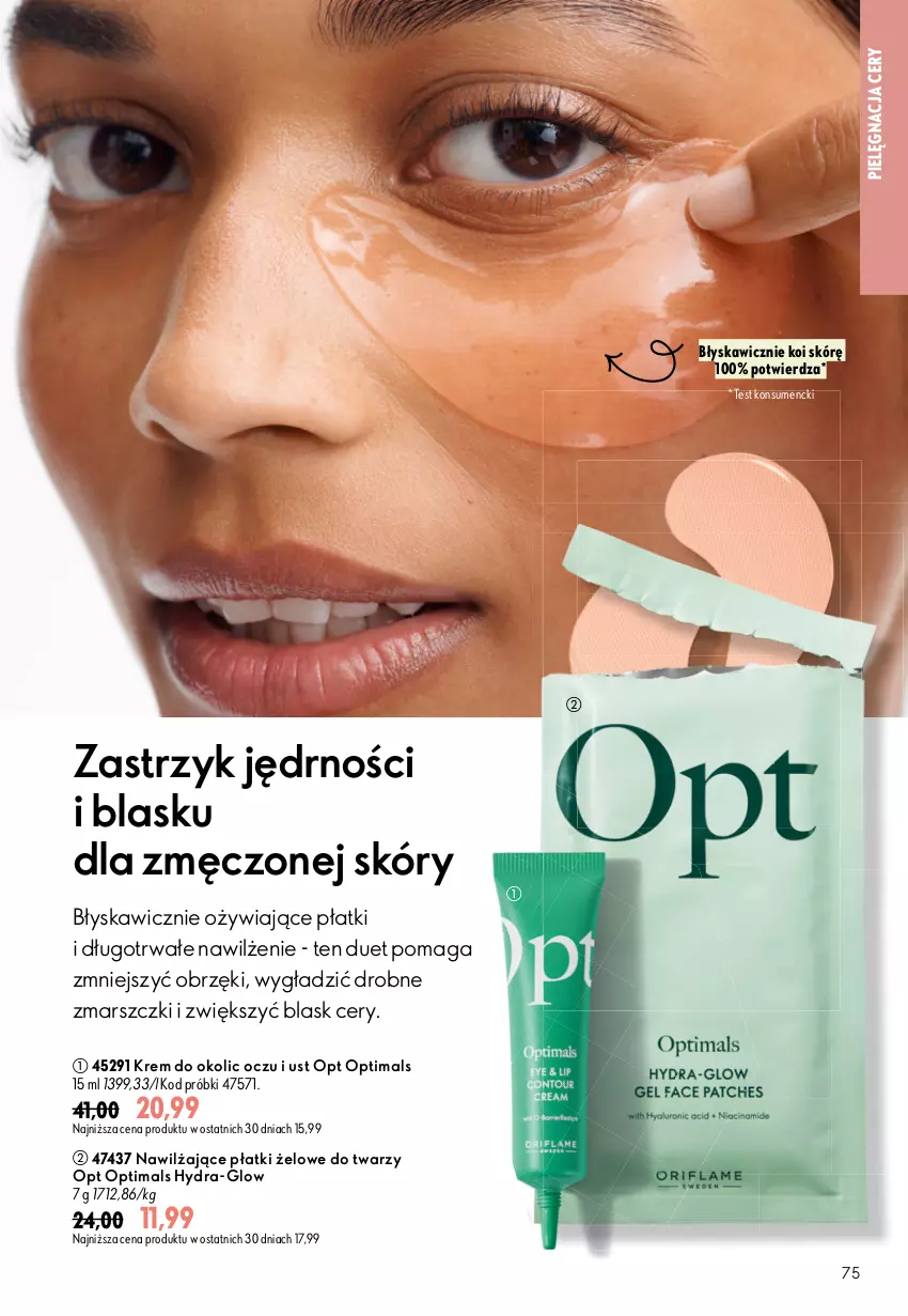 Gazetka promocyjna Oriflame - eKatalog 13 - ważna 09.09 do 29.09.2026 - strona 75 - produkty: Mars, Optima, Optimals