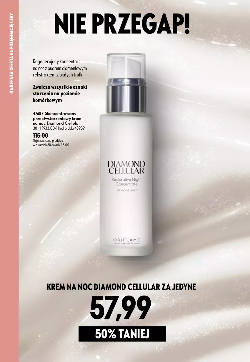 Gazetka promocyjna Oriflame - eKatalog 13 - ważna 09.09 do 29.09.2026 - strona 80 - produkty: Diamond Cellular, Krem na noc