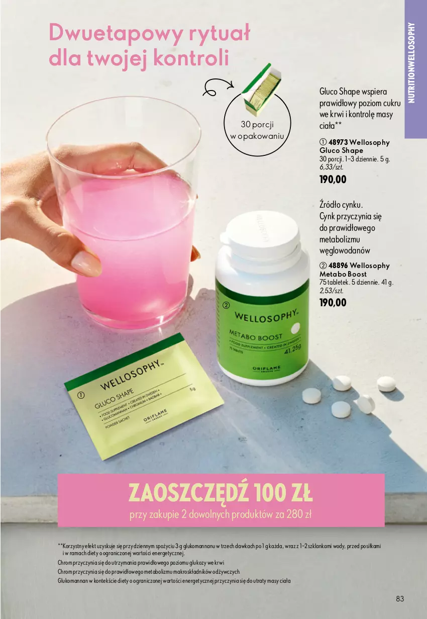 Gazetka promocyjna Oriflame - eKatalog 13 - ważna 09.09 do 29.09.2026 - strona 83 - produkty: Cynk, Gra, Por, Rama, Szklanka, Tablet, Woda