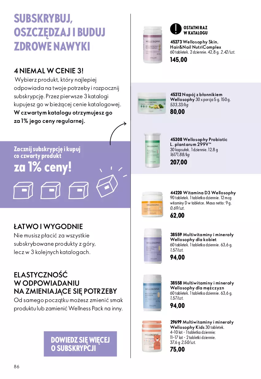 Gazetka promocyjna Oriflame - eKatalog 13 - ważna 09.09 do 29.09.2026 - strona 86 - produkty: Mus, Napój, Olej, Por, Rum, Tablet