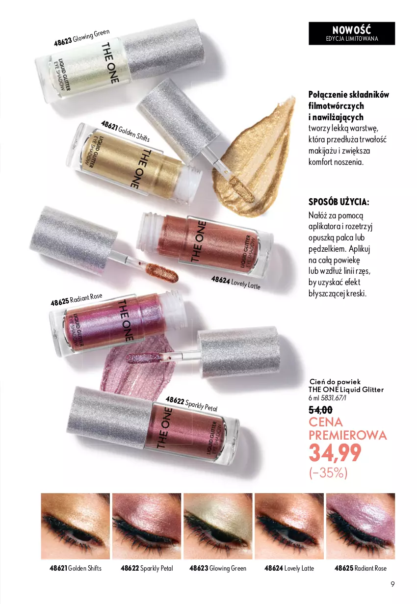 Gazetka promocyjna Oriflame - eKatalog 13 - ważna 09.09 do 29.09.2026 - strona 9 - produkty: Cień, Lovely, Makijaż, The ONE