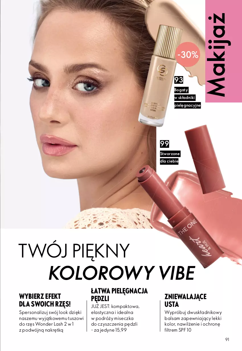 Gazetka promocyjna Oriflame - eKatalog 13 - ważna 09.09 do 29.09.2026 - strona 91 - produkty: Makijaż, Miseczka, Tusz