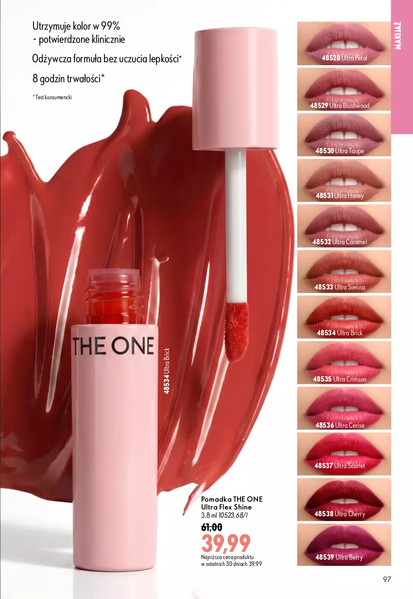 Gazetka promocyjna Oriflame - eKatalog 13 - ważna 09.09 do 29.09.2026 - strona 97 - produkty: Makijaż, The ONE