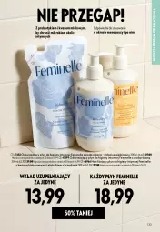Gazetka promocyjna Oriflame - eKatalog 13 - Gazetka - ważna od 29.09 do 29.09.2026 - strona 133 - produkty: Róża, Feminelle, Płyn do higieny intymnej, Mleko