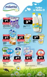Gazetka promocyjna Netto - Od Poniedziałku - Gazetka - ważna od 15.03 do 15.03.2025 - strona 11 - produkty: Serek puszysty, Jogurt naturalny, Ser, Maślanka, Twaróg, Jogurt, Kawa, Wałek, Serek, Ser kozi, Twaróg półtłusty, Mleko