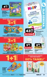 Gazetka promocyjna Netto - Od Poniedziałku - Gazetka - ważna od 15.03 do 15.03.2025 - strona 21 - produkty: HiPP, Ser, Mus, Gra, Gerber, Majtki, Szczoteczka do zębów, BoboVita, Ziajka, Ziaja, Dzieci, Kubuś, Deser, Pieluchomajtki, Mleko dla dzieci, Szczoteczka, Mleko