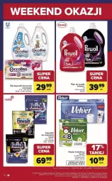 Gazetka promocyjna Carrefour - Gazetka Weekend okazji już od czwartku! - Gazetka - ważna od 07.02 do 07.02.2026 - strona 6 - produkty: Coccolino, Papier, Finish, Papier toaletowy, Velvet, Leon, Rolki, Zmywarki, Kapsułki do prania, Fa