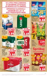 Gazetka promocyjna Kaufland - OFERTA TYGODNIA - Gazetka - ważna od 19.01 do 19.01.2022 - strona 27 - produkty: Piwa, Piwo, Gra, Orzeszki, Chipsy, Warka, Piwo jasne, Felix, Orzeszki ziemne, Harnaś, Lech Premium