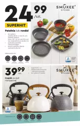 Gazetka promocyjna Biedronka - Okazje tygodnia - Gazetka - ważna od 17.03 do 17.03.2021 - strona 30 - produkty: Czajnik, Patelnia grillowa, Patelnia, Grill, Rondel, Fa