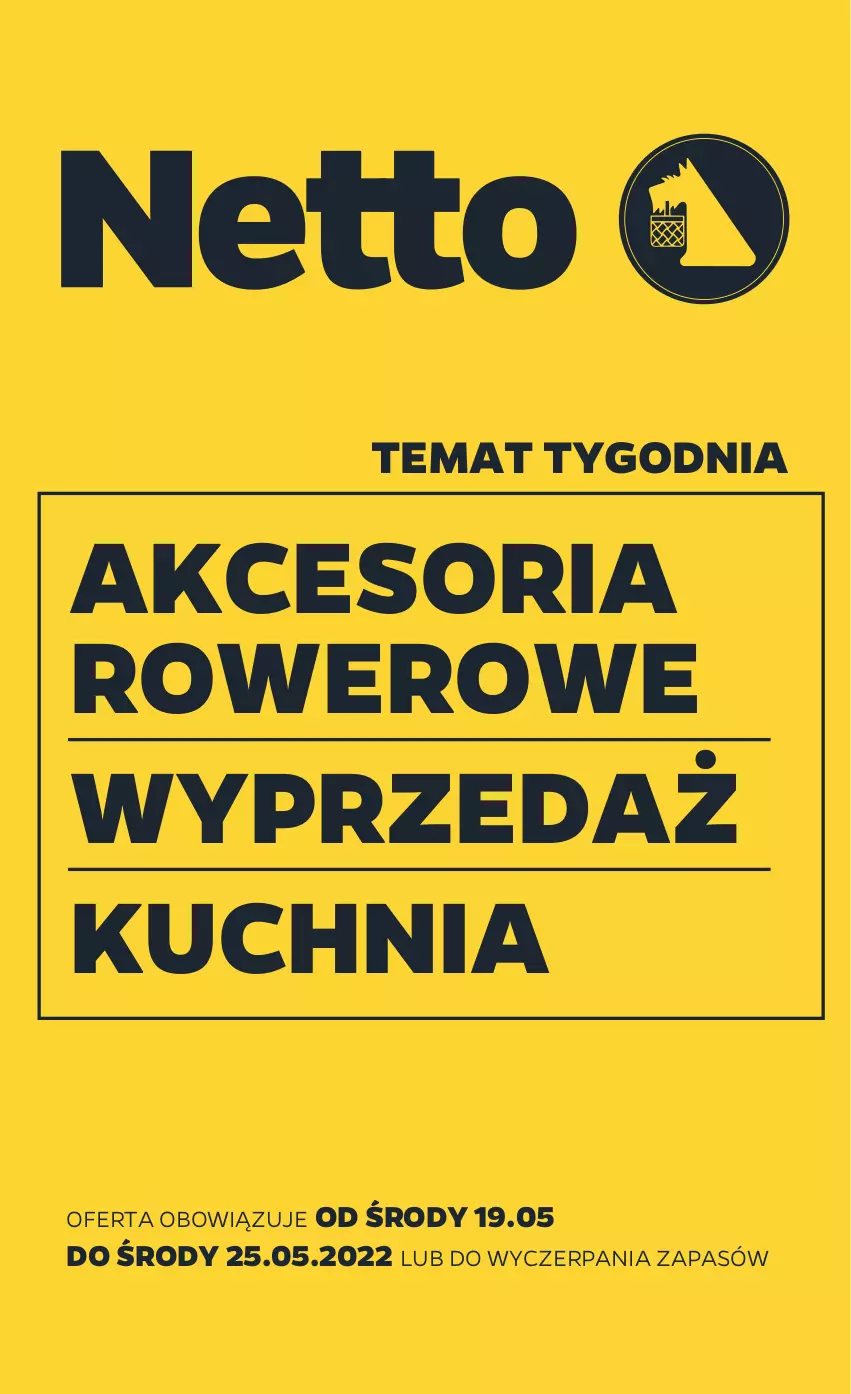 Gazetka promocyjna Netto - Gazetka non food 19.05-25.05 - ważna 19.05 do 25.05.2022 - strona 1 - produkty: Kuchnia, Rower