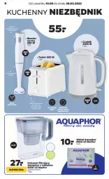 Gazetka promocyjna Netto - Gazetka non food 19.05-25.05 - Gazetka - ważna od 25.05 do 25.05.2022 - strona 8 - produkty: Dzbanek filtrujący, Top, Rum, Dzbanek, Blender ręczny, Blender, Czajnik, Toster, Aquaphor, Chleb