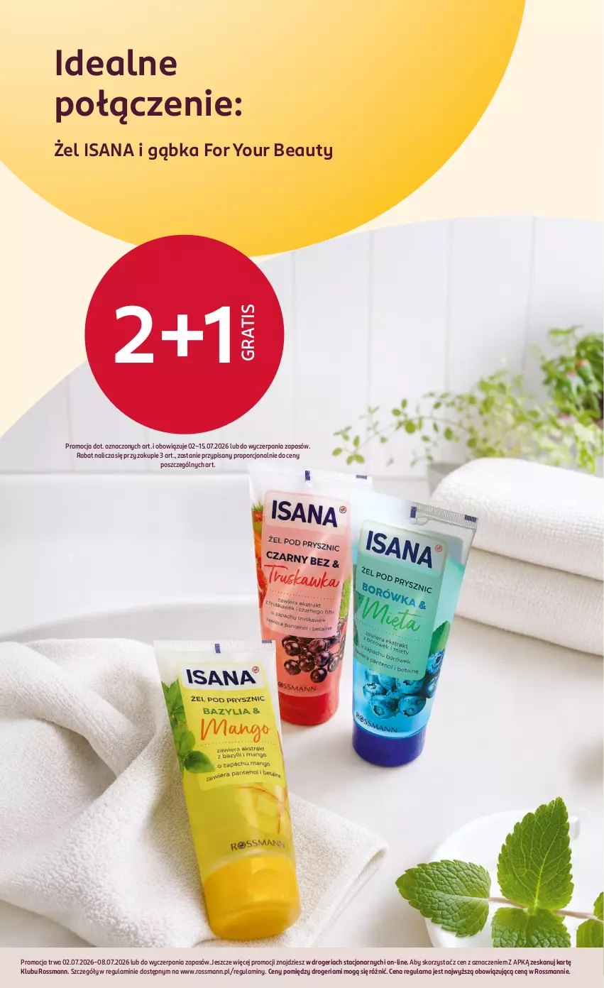 Gazetka promocyjna Rossmann - Gazetka promocyjna Rossmanna - ważna 02.07 do 08.07.2026 - strona 2 - produkty: For Your Beauty, Gra, Isana, Por
