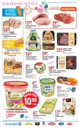 Gazetka promocyjna E Leclerc - Gazetka - ważna od 08.04 do 08.04.2023 - strona 10 - produkty: Kurczak, Sałatka, Perliczka, Sos, Ser, Gra, Szynka wieprzowa, Wieprzowina, Kopytka, Duda, Sałatka warzywna, Sałat, Szynka, Noga z kaczki, Udziec wołowy, Kiełbasa biała, Kabanos, Flaki, Wino, Gala, Kiełbasa, Lisner